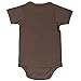 2T 3T 4T 5T 6T Toddler Bodysuit Short Sleeve Round Crew Neck - Gray
