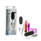 California Exotics / Swedish Erotica Sterling Standard Velvet Bullet Adult Sex Toy Kit