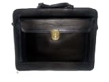 executive leather briefcases Extra 60% Off Soft Burnished Glove Leather Executive Attache Briefcase Black Color