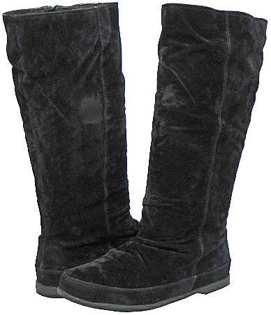 Rasolli 274290 Black Faux Suede Women Casual Boots