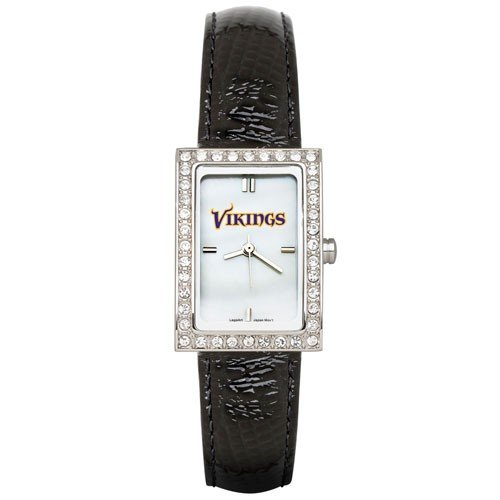 Minnesota Vikings Ladies Black Allure Watch