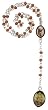 Corona de San Miguel Archangel Rosary - Comes with Informational Flyer in Spanish -10.5 in. Overall