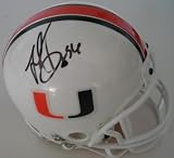 Micheal/Mike Barrow Hand Signed/Autographed Miami Hurrcanes Mini Helmet - Autographed College Helmets