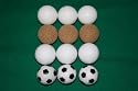 12 Kickerb&auml;lle 4x3 St&uuml;ck im Sortiment