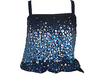 Maxine Of Hollywood Tiny Bubbles Bandeau Top