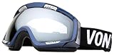 Von Zipper Feenom Snowboard Goggles - Navy Frame - Smoke Grey Chrome Lens