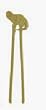 BRONTOSAURUS DINO STICK by Hog Wild