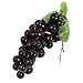 uxcell® Soft Plastic Bunch Simulation Grapes Fruit Home Decoration Burgundy
