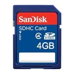 SanDisk 4GB SDHC card