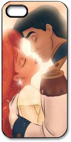 Lucky Grass - Ariel and Eric Little Mermaid Pattern Hard Back Cover Case for Iphone 5 ,Case Cover , Hard Shell Protector Back Cover Case for Iphone Apple 5 ,Cellphone Case