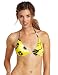 Volcom Juniors Vintage Find Underwire Halter Top, Yellow, X-Small