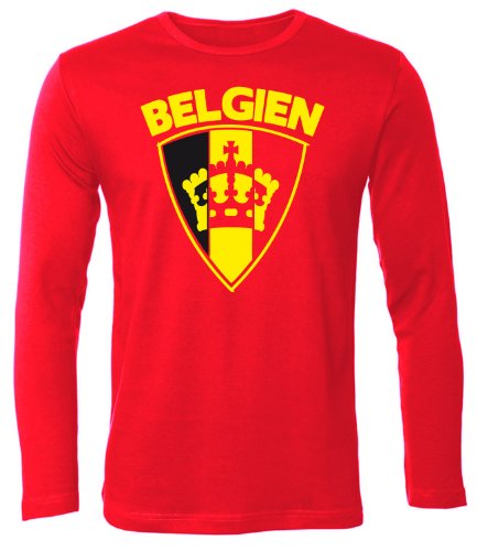 FUSSBALL EM 2016 – BELGIEN FANSHIRT 3327(HL-R) Gr. L