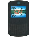 2nd Generation (Motorola Q9h) PDA Smart Cellular Phone Premium Black Silicon Skin Case Cover (Compatible with AT&T Cingular and T-Mobile Q9h)
