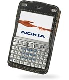 Electronics : EIXO luxury leather case Bookstyle, Book-Style for Nokia E61i leather bag, leather sleeves 100% fits, Mobile Phone, Handy bag