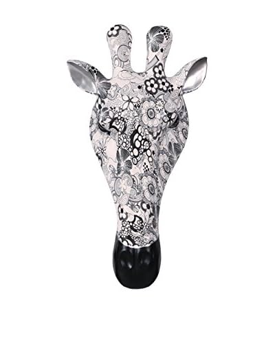 Concept Luxury Elemento Decorativo Giraffe Bianco/Nero