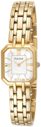 Pulsar Women's PTA374 Dress Gold-Tone Stainless Steel Watch