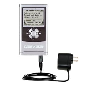Rapid Wall / AC Charger for the iRiver iHP-120 - Gomadic Brand w/ TipExchange Technology