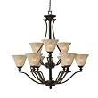 Hinkley Bolla 4657OB Large 9 Light 540 watt (37"H x 37"W) Chandelier Lighting in Olde Bronze