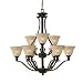Hinkley Bolla 4657OB Large 9 Light 540 watt (37"H x 37"W) Chandelier Lighting in Olde Bronze