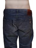 PRPS Mens Barracuda Straight Leg Jeans in Lit Wash