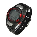 MuchBuy 3D Pedometer Heart Rate Monitor Watch w/ Quick Touch Technology