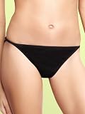 Gap Womens Black Regular Rise Cotton Bikini