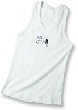 Blue Horse Ribbed Cotton Tank Top