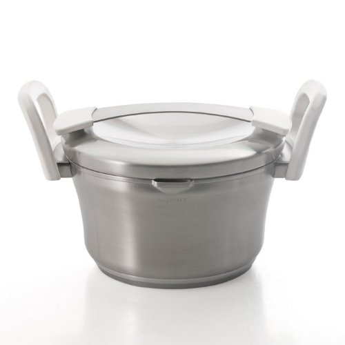 Auriga Stainless Steel Round Casserole with Lid