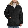 BGSD Men's Insulated Faux Suede Hipster Jacket in Black or Coffee