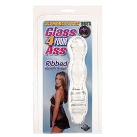 Seymore Butt Glass Anal Wand Rib