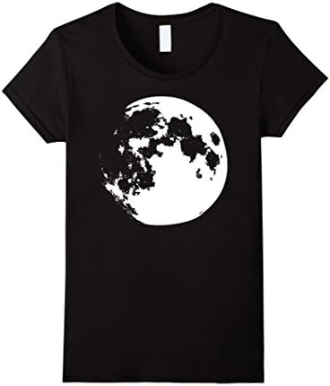 Full Moon Lunar Tee Shirt - Female Small - Black