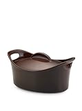 Rachael Ray Stoneware Bubble and Brown Casserole Dish