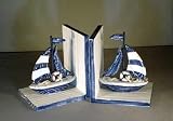 Jed Inspired SAILBOAT BOOKENDS 3440
