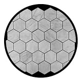 Carrara Marble Italian White Bianco Carrera 2" Hexagon Mosaic Tile Polished