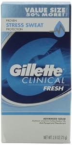 Gillette Clinical Strength All Day Fresh Anti-Perspirant / Deodorant 2.6 Oz