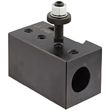 Dorian Tool V4-CNC Victory Thru Coolant Quick Change Extra Heavy Duty Chromium Molybdenum Alloy Steel Boring Bar Holder with CNC Locking system for V40TC Automatic Thru Coolant Quick Change Tool Post, 1-1/4" Tool Capacity, 2-31/64" Height