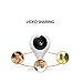 Wifi Monitoring IP Camera Built-in Speaker, 720HD Mini Wireless Microphone Network Security Camera