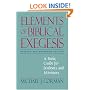 Elements of Biblical Exegesis: A Basic Guide for Students and Ministers