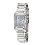 Baume and Mercier MOAO8719 Diamant Light Blue Dial Stainless Steel Ladies Watch 