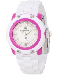 Glam Rock Womens GD4004 Miss Miami Beach White Dial White Resin Watch