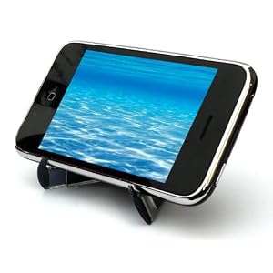 Crabble: The Innovative Folding iPhone Stand That Fits in Your Wallet(Black), For iPhone 2g 3g 3gs, iPod Touch, Blackberry, Droid and Similar Devices