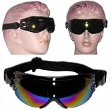 Goggles-006 Revo ONE BOX of 10 Mirrored Safety Goggles
