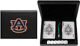 NCAA Auburn Tigers Playing Cards/Dice Gift Set - Black Finish