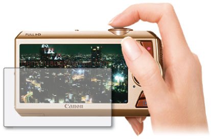 2PCS Canon PowerShot SD4500 IS IXUS 1000 Digital Camera Premium Clear LCD Screen Protector Guard Shield Cover Kit