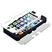 MYBAT IPHONE5HPCTUFFSO002NP Premium TUFF Case for iPhone 5 - 1 Pack - Retail Packaging - Ivory White/Black
