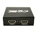 from Neet Cables Neet - 2 Way HDMI SPLITTER BOX 1x2 Port (1 input 2 output) - Active Amplifier -1080p Full HD - Display HD on 2 TVs - ** 3D ENABLED ** - Free Shipping Model NCSP0102