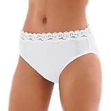 Warners Fashion Scoop Hi-Cut Panties 3 Pk 19 3XL White