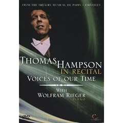 Thomas Hampson in Recital: Voices of Our Time [DVD]