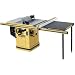 Powermatic 1660760K Model 66 10-Inch Left Tilt 3 Horsepower Cabinet Saw with 50-Inch Accu-Fence and 2 Cast Iron Extension Wings, 230-Volt 1 Phase