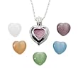 FOJO's Interchangeable Catseye Heart Pendant